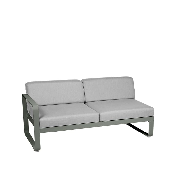 Bellevie Left modulsoffa - 2-sits rosemary, flannel grey dyna - Fermob