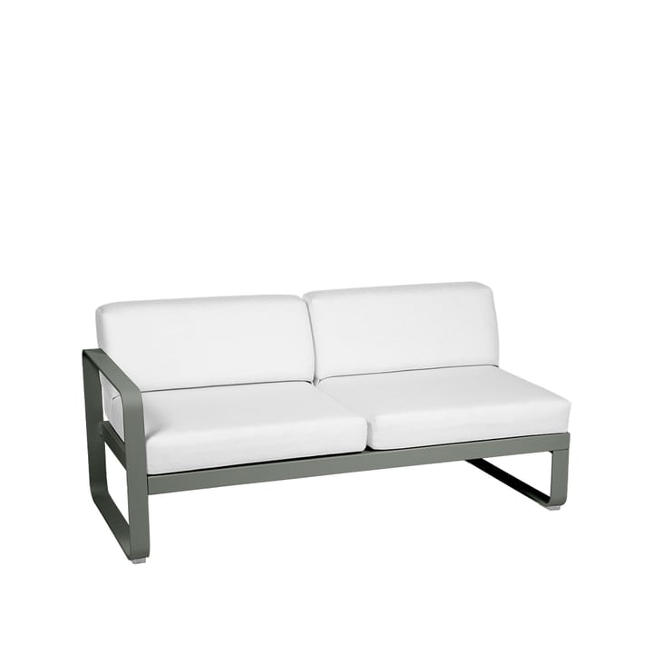 Bellevie Left modulsoffa - 2-sits rosemary-off-white dyna - Fermob
