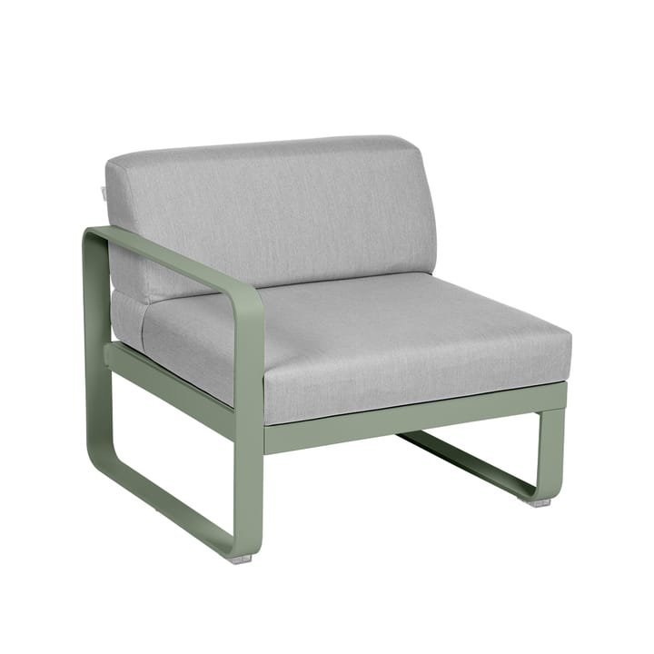 Bellevie Left modulsoffa - cactus, flannel grey dyna, 1-sits - Fermob