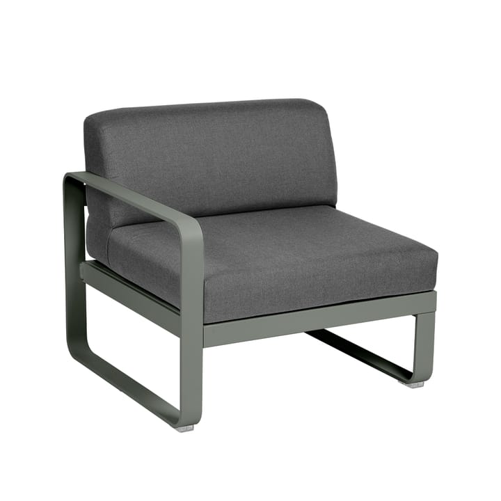 Bellevie Left modulsoffa - rosemary, graphite grey dyna, 1-sits - Fermob