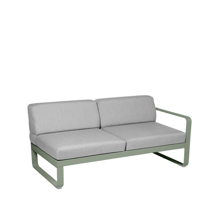 Bellevie Right modulsoffa - 2-sits cactus, flannel grey dyna - Fermob