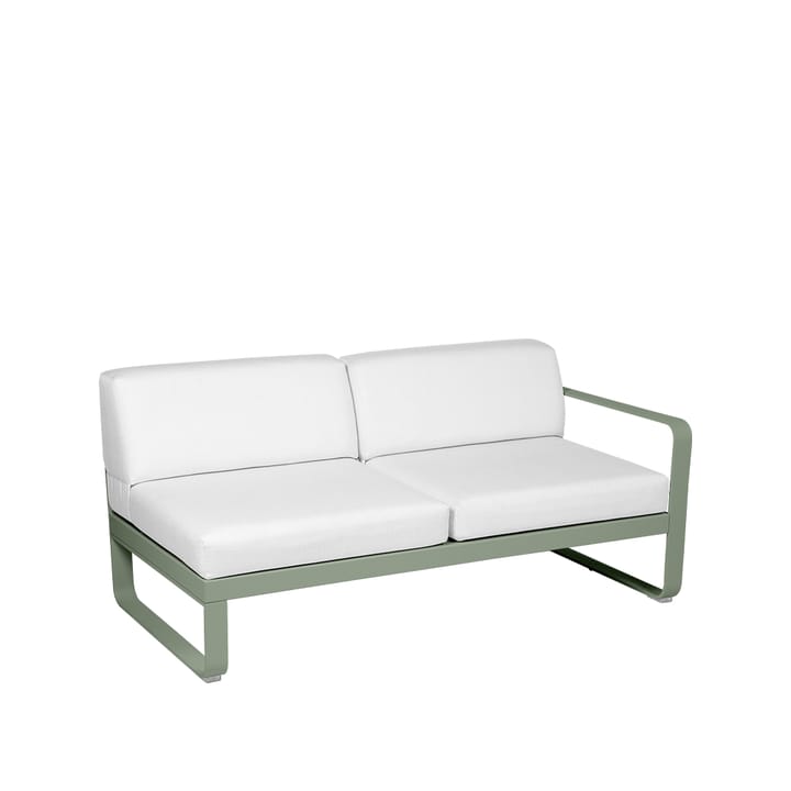 Bellevie Right modulsoffa - 2-sits cactus, off-white dyna - Fermob