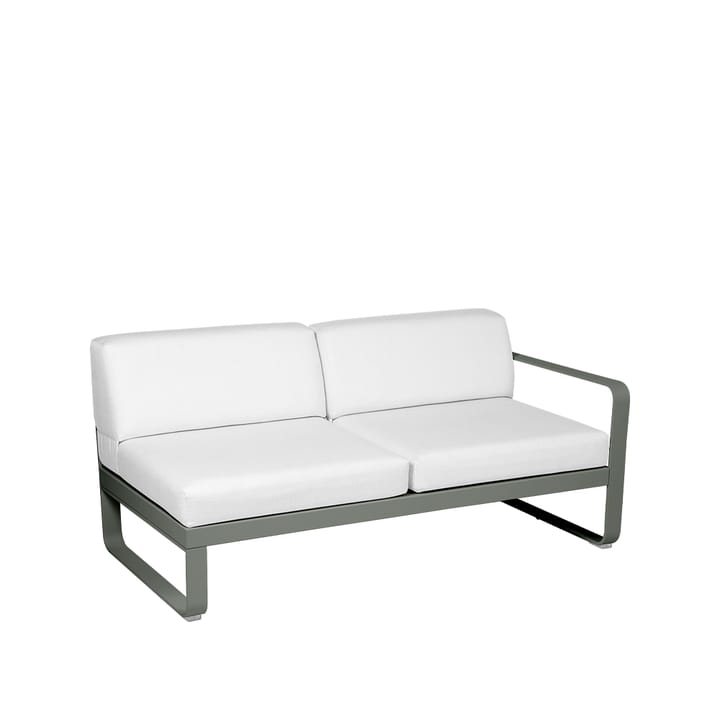 Bellevie Right modulsoffa - 2-sits rosemary-off-white dyna - Fermob