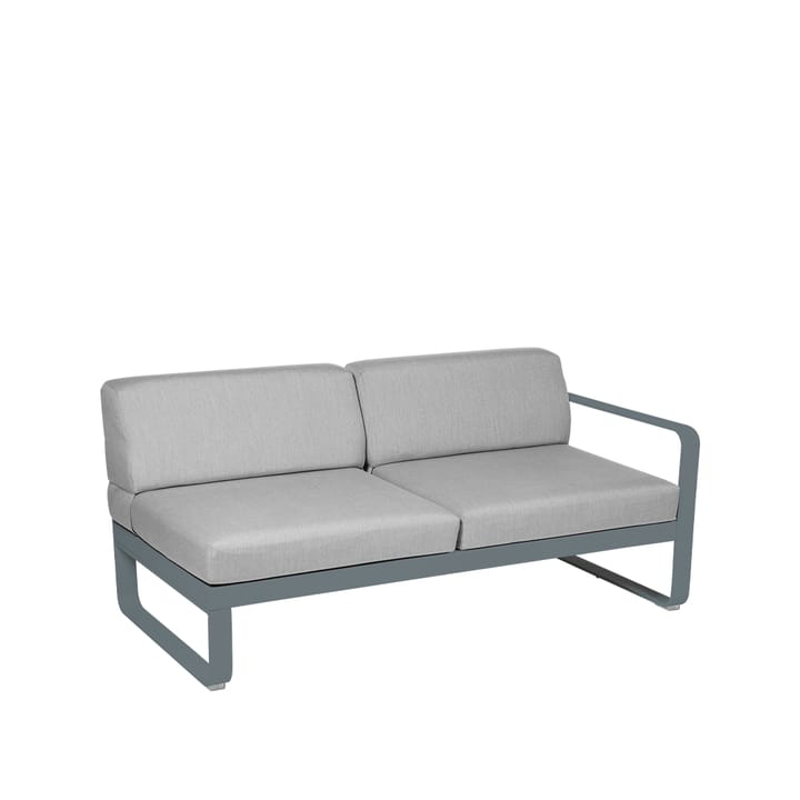Bellevie Right modulsoffa - 2-sits storm grey, flannel grey dyna - Fermob