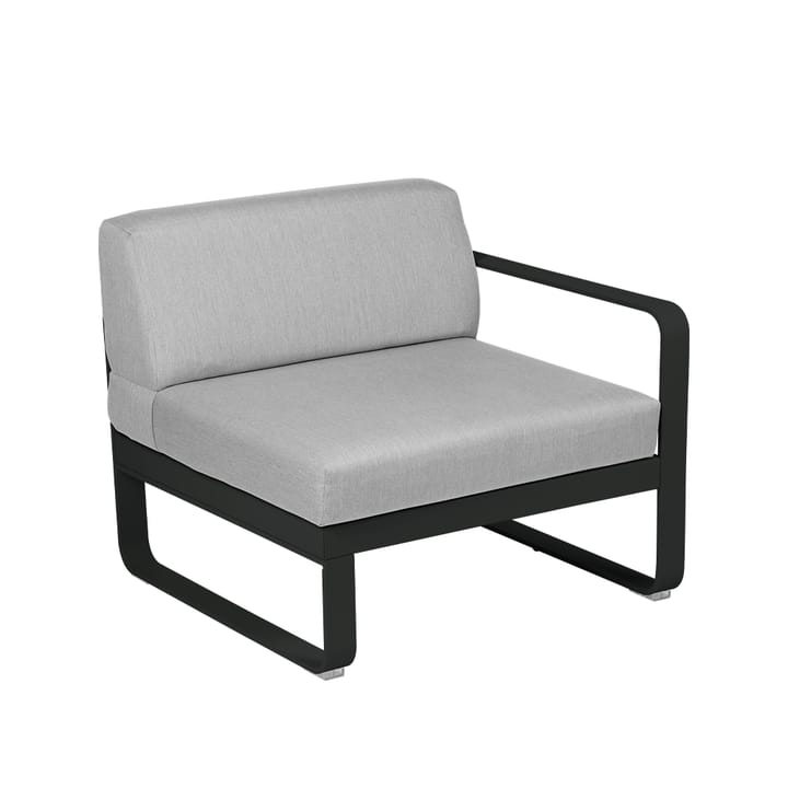 Bellevie Right modulsoffa - liquorice, flannel grey dyna, 1-sits - Fermob