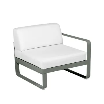 Bellevie Right modulsoffa - Rosemary (grön)-off-white dyna-1-sits - Fermob