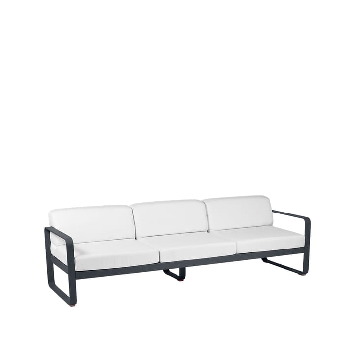 Bellevie soffa - 3-sits anthracite, off-white dyna - Fermob