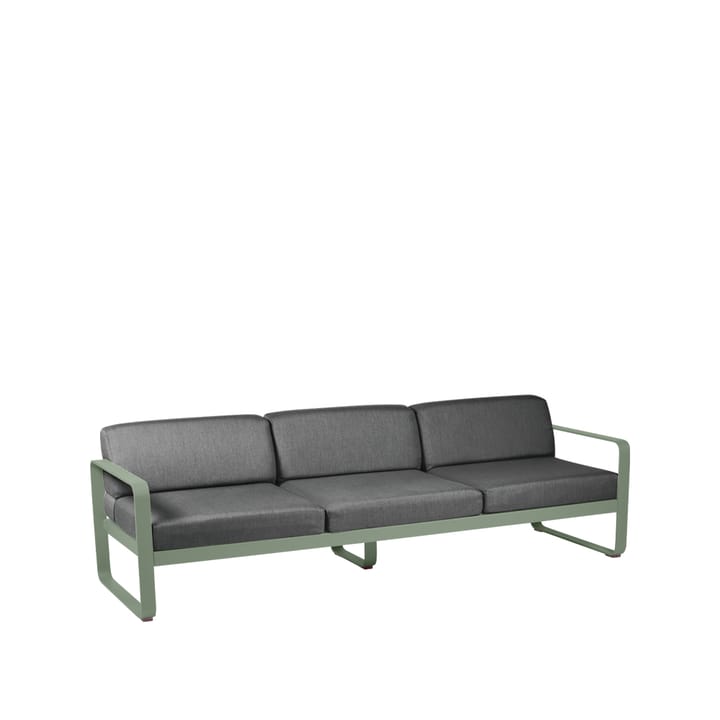 Bellevie soffa - 3-sits cactus, graphite grey dyna - Fermob