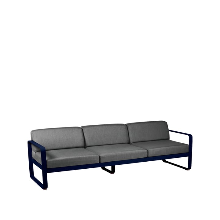 Bellevie soffa - 3-sits deep blue, graphite grey dyna - Fermob