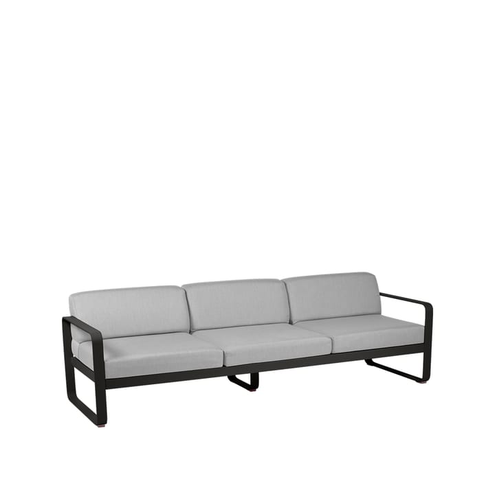 Bellevie soffa - 3-sits liquorice, flannel grey dyna - Fermob