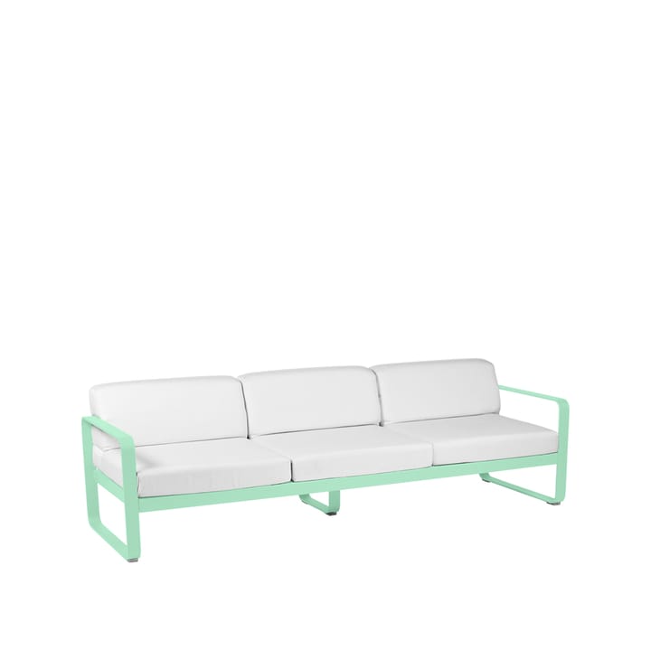 Bellevie soffa - 3-sits opaline green, off-white dyna - Fermob
