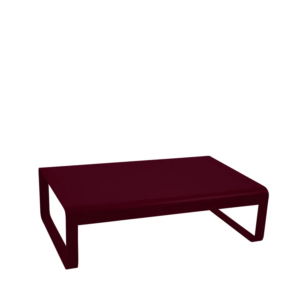 Bellevie soffbord lågt, Black cherry (vinröd) Fermob