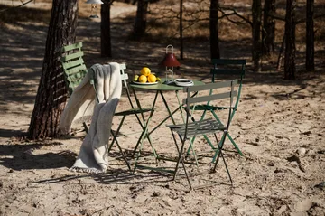 Bistro bord Ø117 cm + 4 stolar, Cactus - Fermob