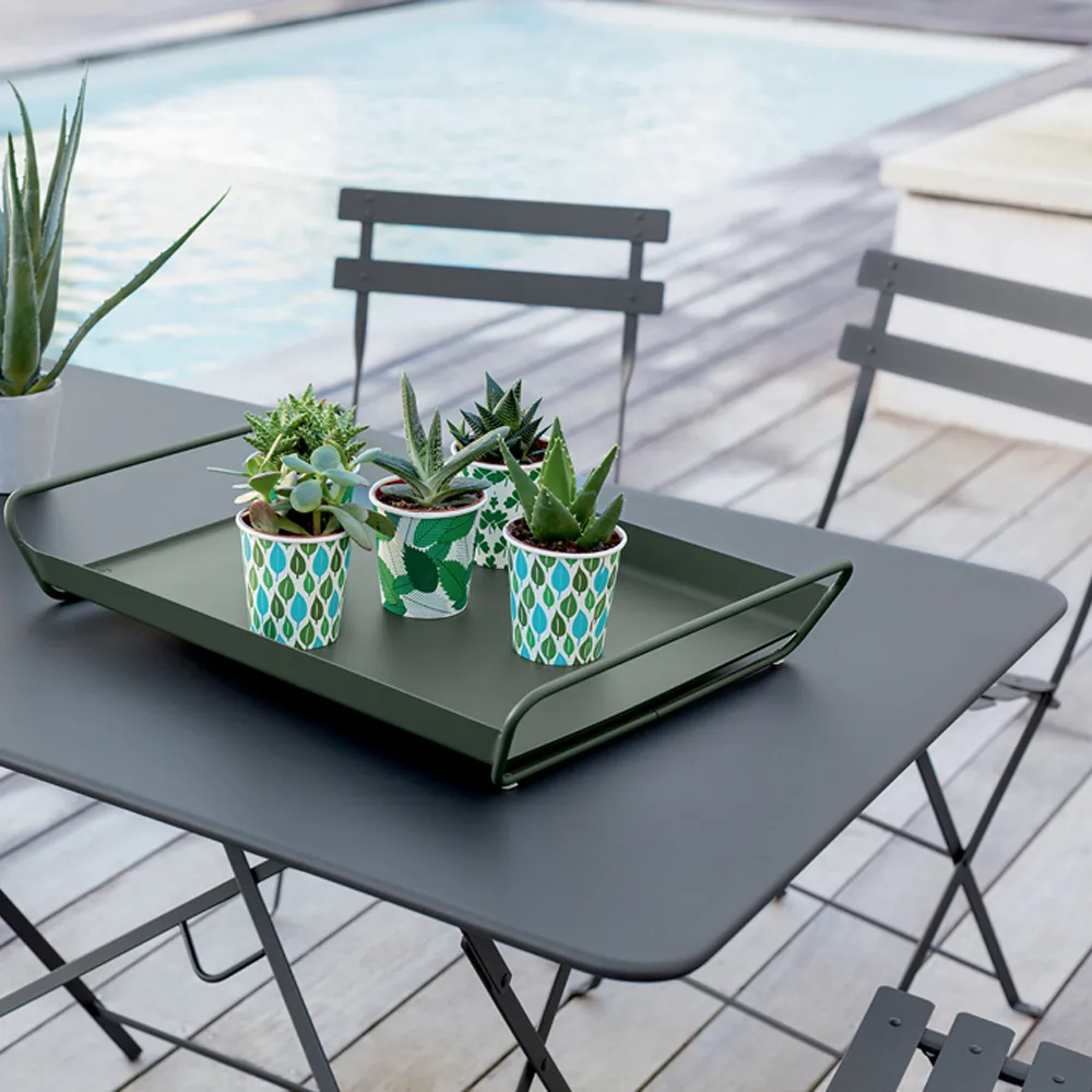 Bistro bord 117x77 cm, Black cherry (vinröd) Fermob