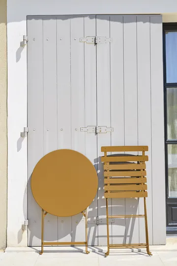 Bistro bord Ø60 cm - Tonka (brun) - Fermob