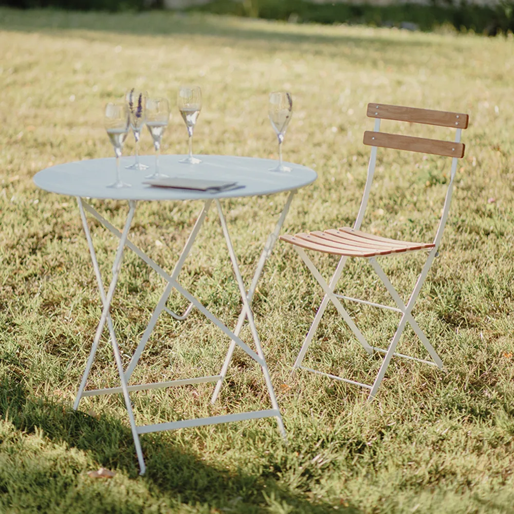 Bistro bord Ø77 cm, Liquorice (svart) Fermob