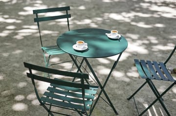Bistro matgrupp 2 stolar Ø60 cm cedar green - undefined - Fermob