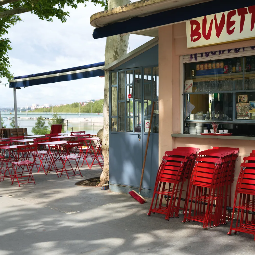 Bistro Metal stol, pink praline Fermob