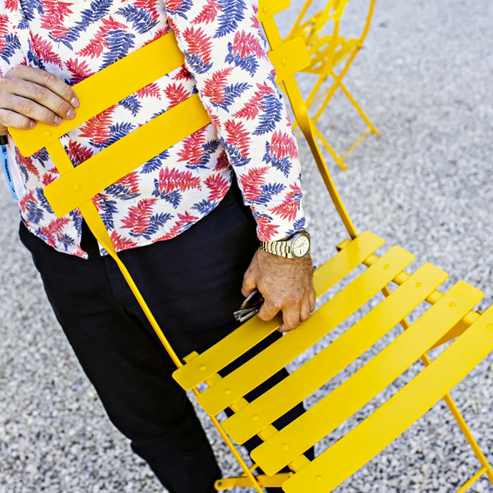 Bistro Metal stol, pink praline Fermob