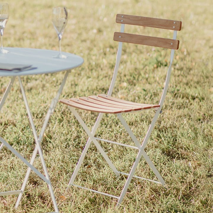Bistro Natural stol, red ochre, oljad bok Fermob