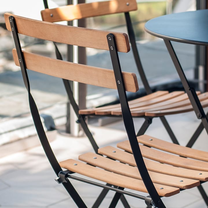 Bistro Natural stol, red ochre, oljad bok Fermob