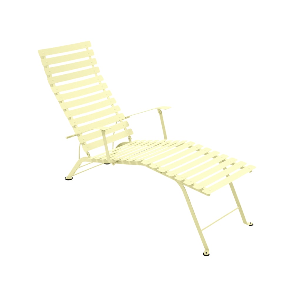 Fermob Bistro schäslong frosted lemon | Skandinavisk Design | Solsängar & solstolar | Gul