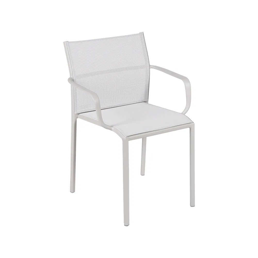 Cadiz karmstol, clay grey Fermob