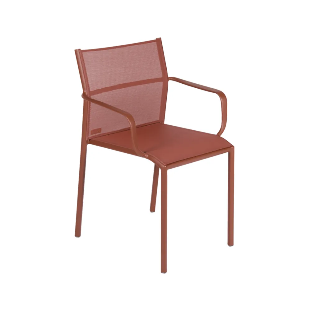 Cadiz karmstol, Red ochre (röd) Fermob
