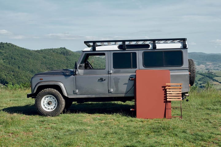 Caractere bord 128x90 cm, Clay grey Fermob