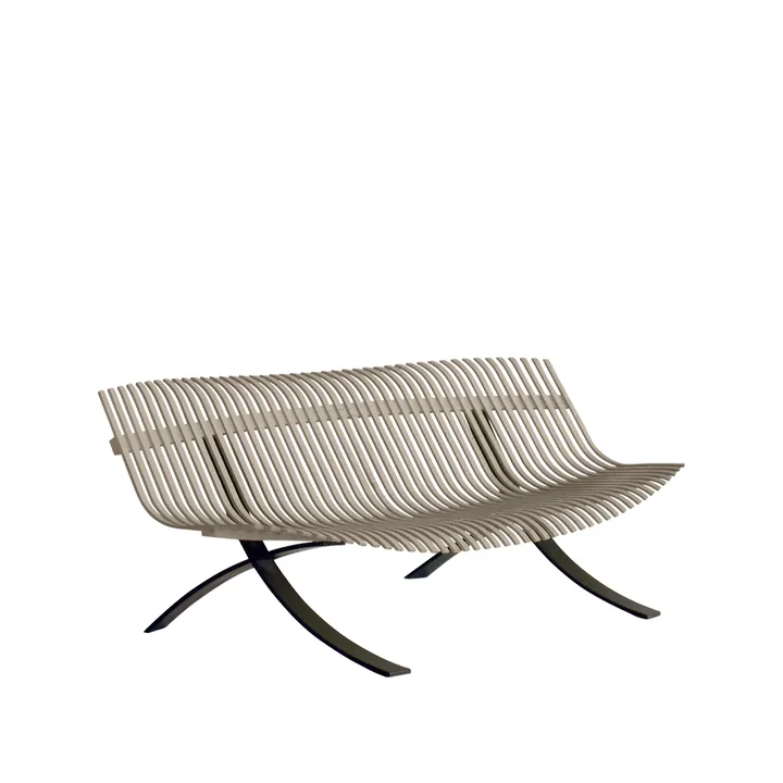 Charivari bänk - Nutmeg (beige) - Fermob