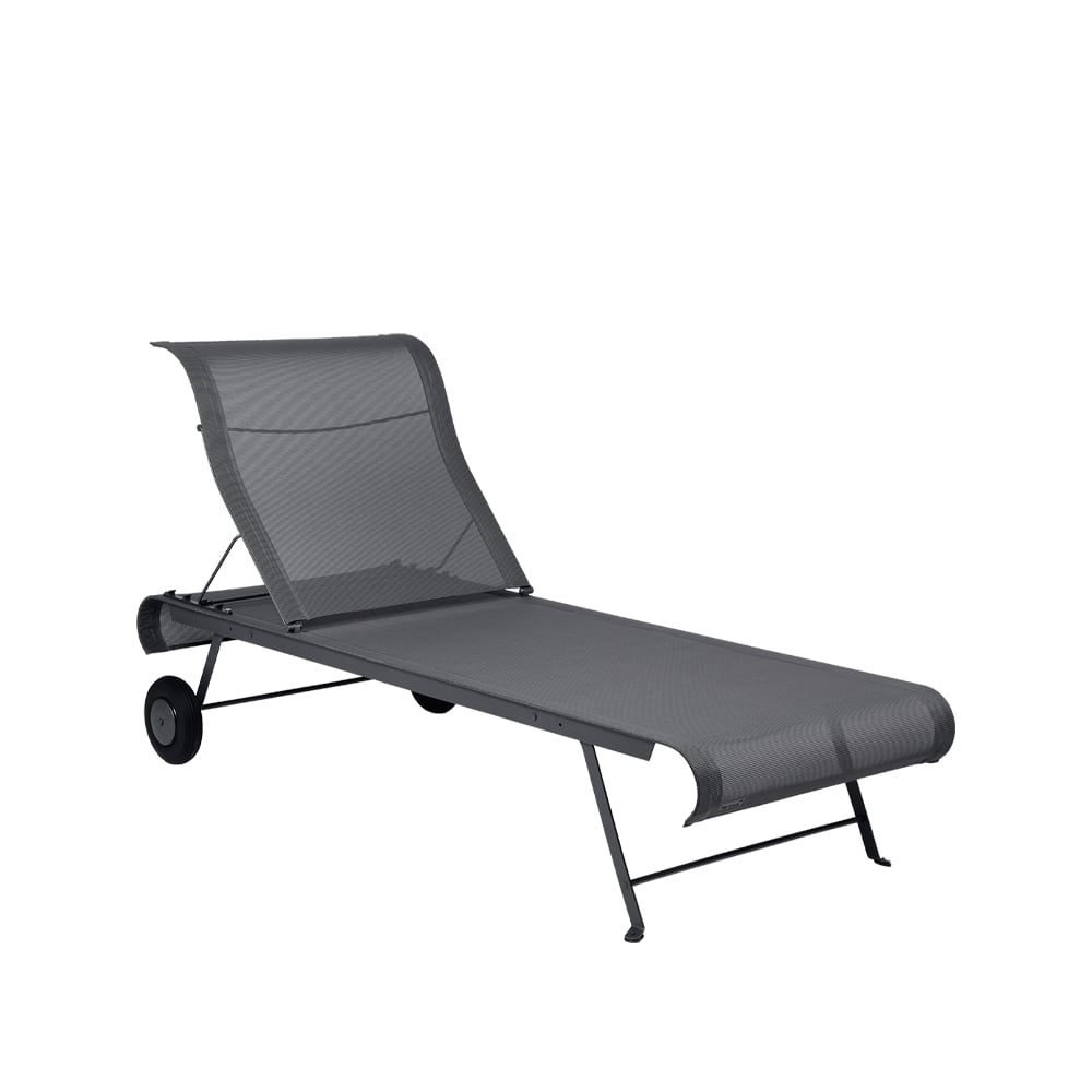 Fermob Dune solsäng anthracite | Skandinavisk Design | Solsängar & solstolar | Grå