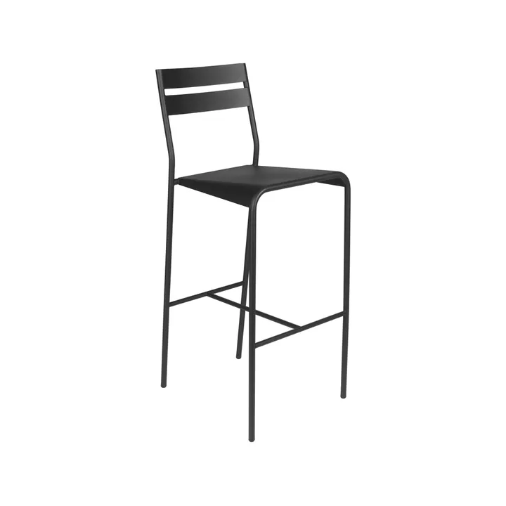 Facto barstol - Liquorice (svart) - Fermob
