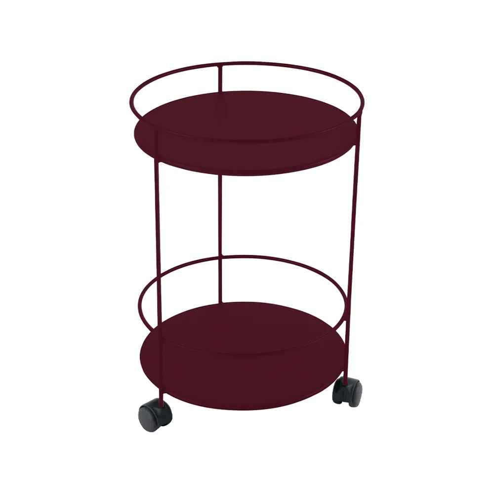Guinguette sidobord med hjul, Black cherry Fermob