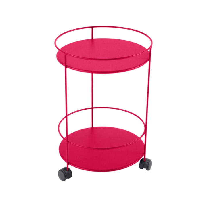 Guinguette sidobord med hjul - pink praline - Fermob