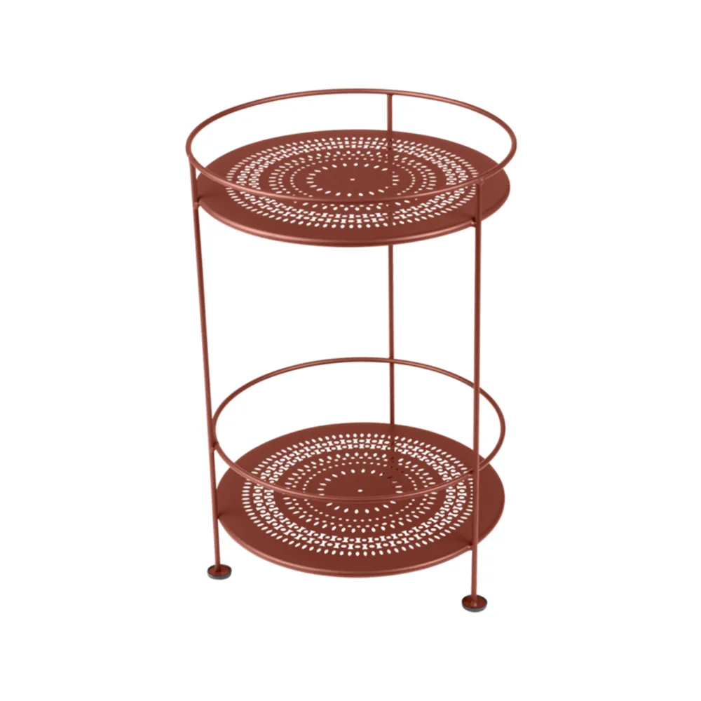 Guinguette sidobord utan hjul, Red ochre (röd) Fermob