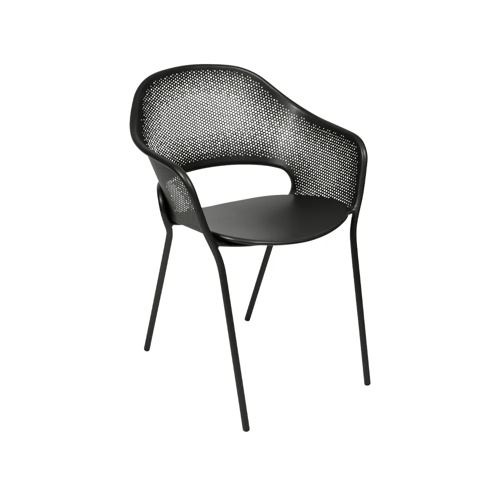 Kate karmstol, Liquorice (svart) Fermob
