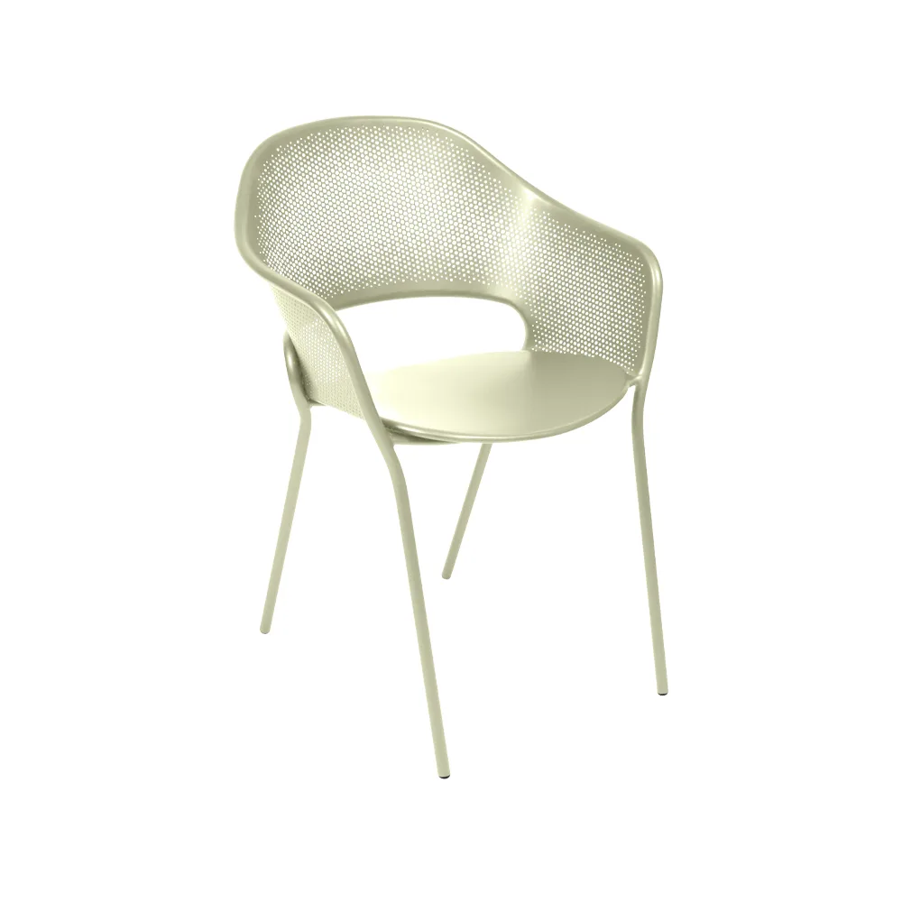 Kate karmstol, Willow green (grön) Fermob