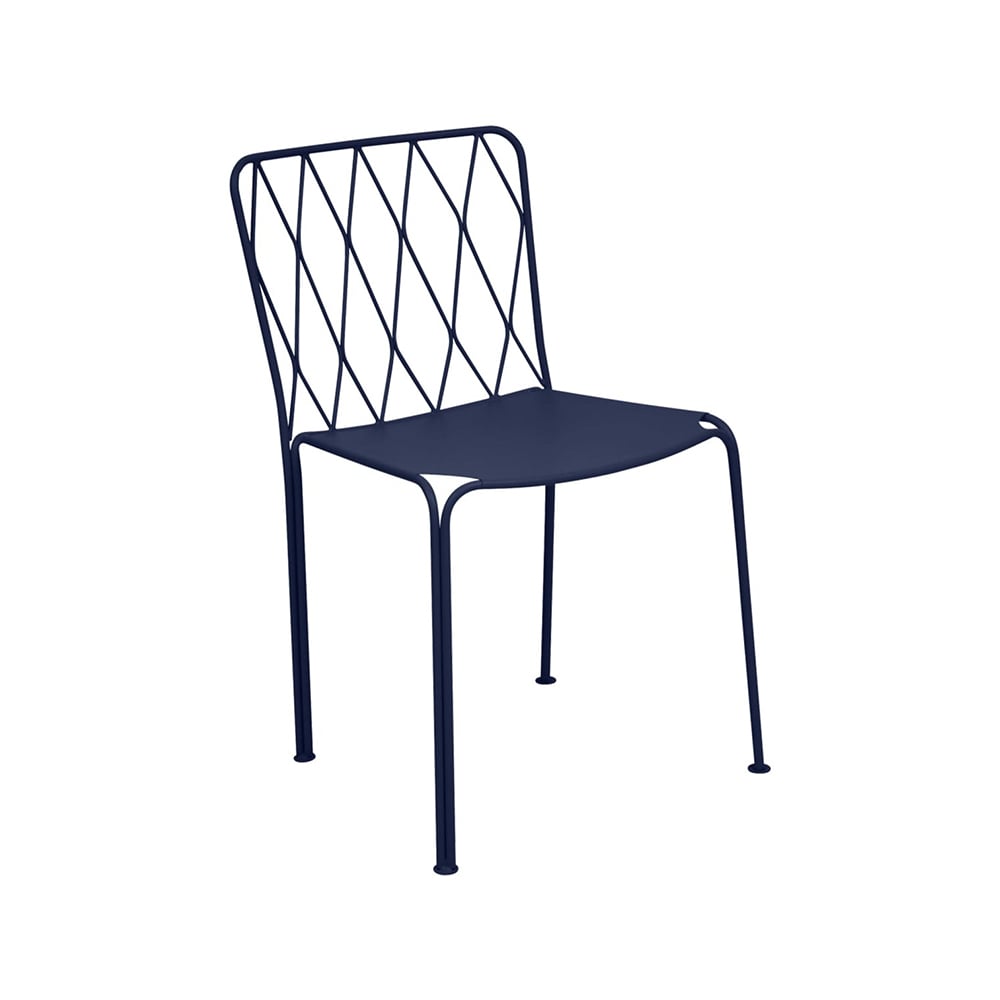 Fermob Kintbury stol deep blue | Skandinavisk Design | Trädgårdsstolar | Blå