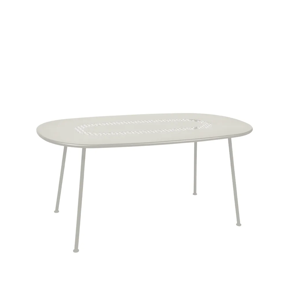 Lorette bord ovalt, Clay grey (grå) Fermob
