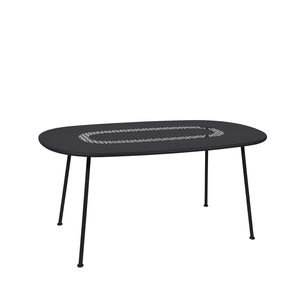 Lorette bord ovalt, Liquorice (svart) Fermob