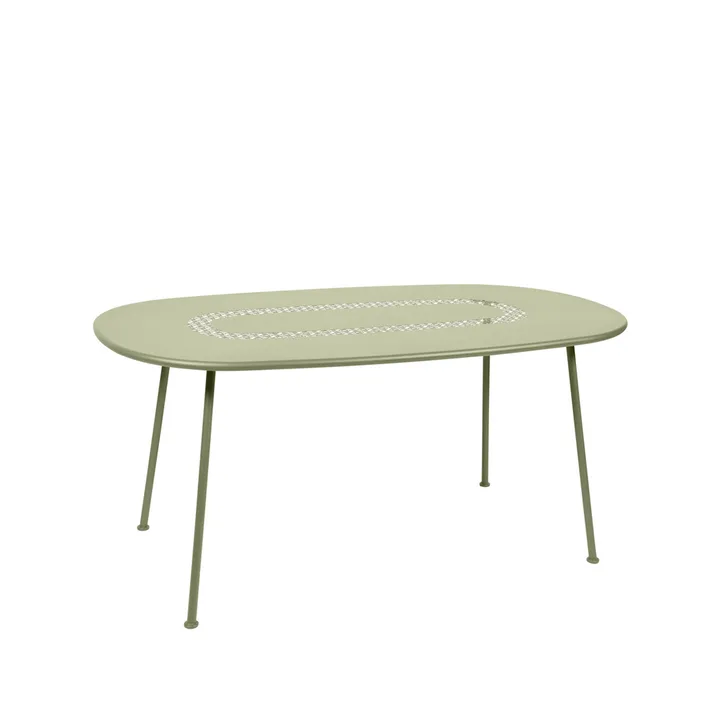 Lorette bord ovalt - Willow green (grön) - Fermob