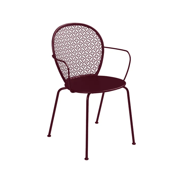 Lorette karmstol - Black cherry (vinröd) - Fermob