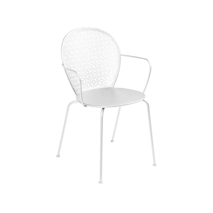 Lorette karmstol - Cotton white (vit) - Fermob