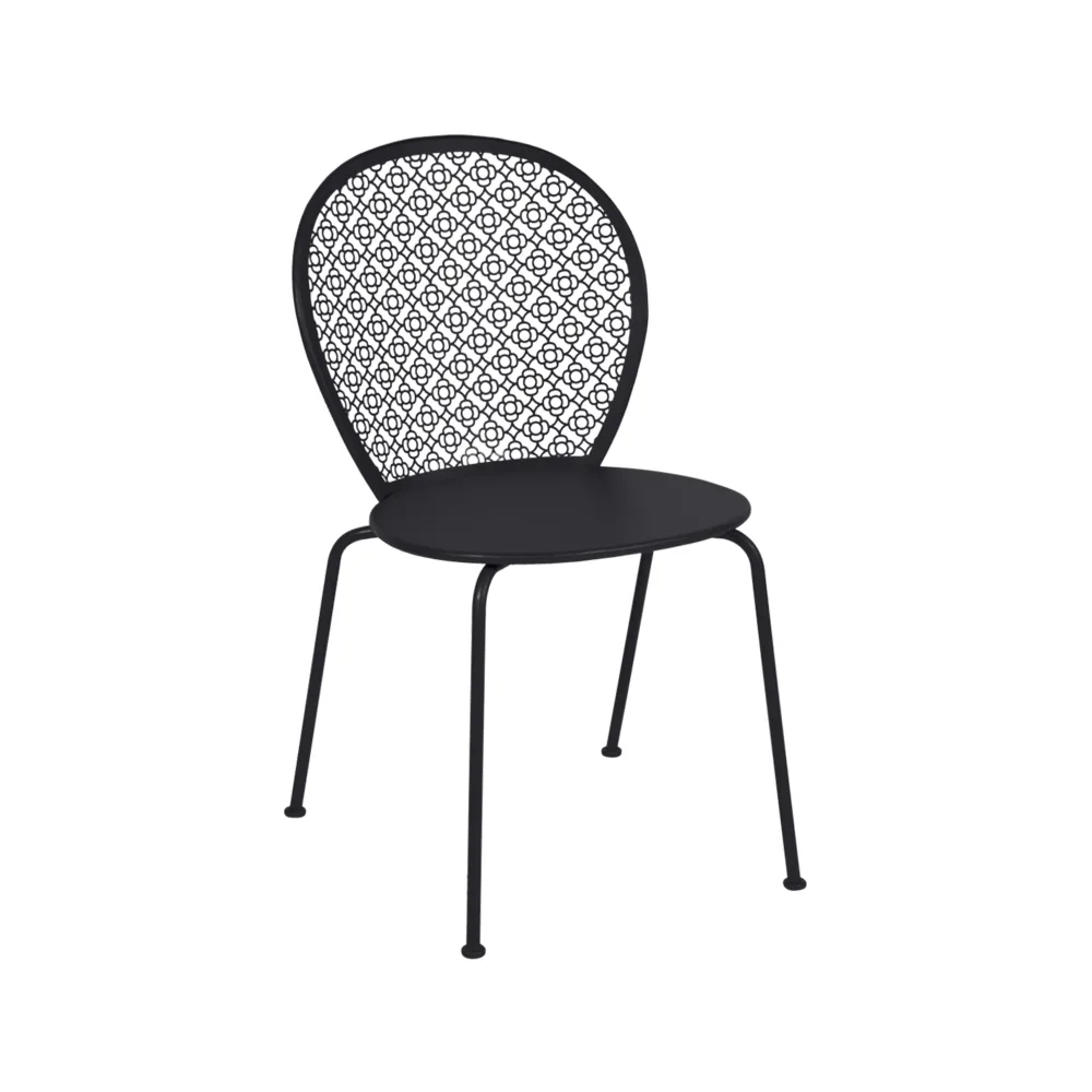 Lorette stol, Liquorice (svart) Fermob