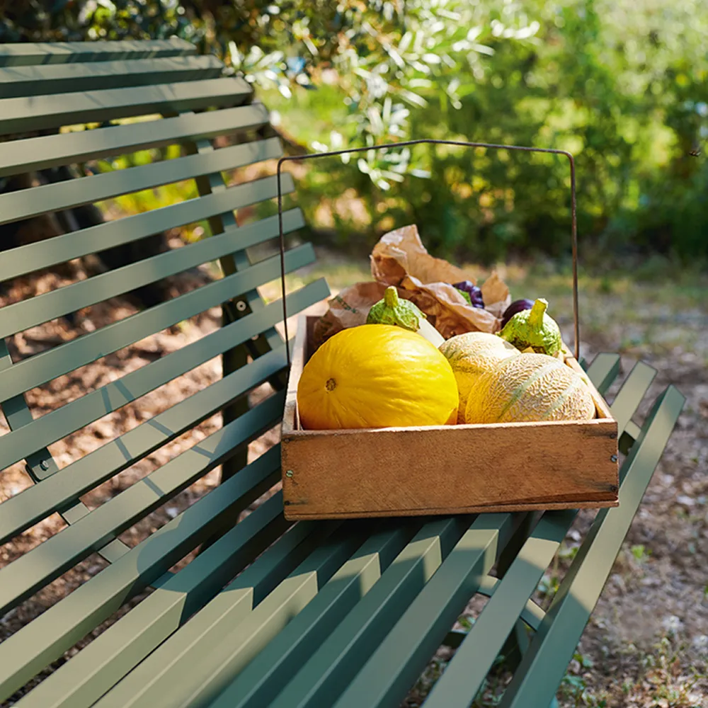 Louisiane bänk 150 cm, Clay grey (grå) Fermob