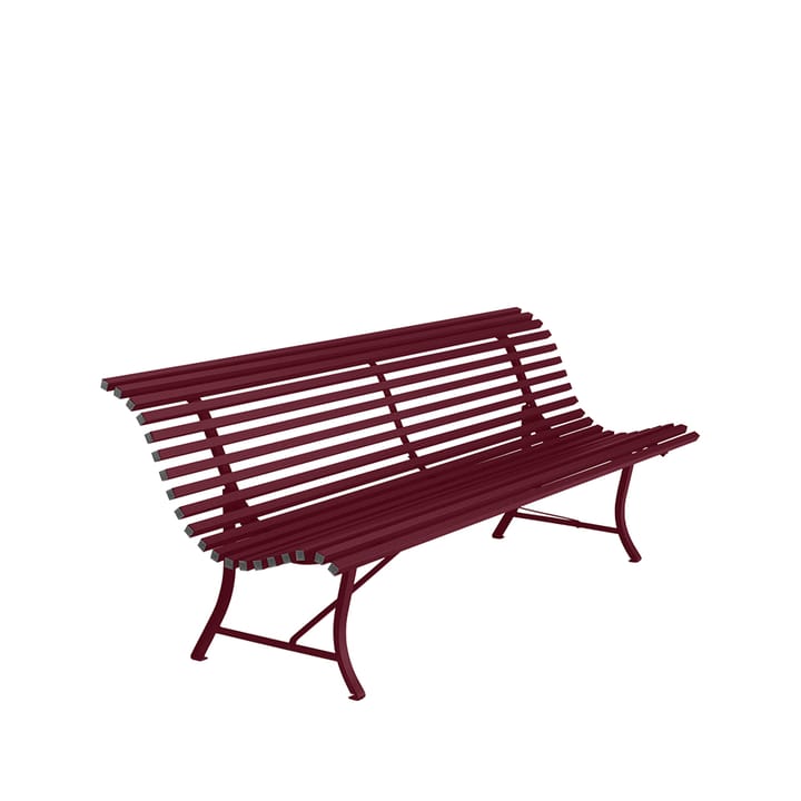 Louisiane bänk 200 cm - black cherry - Fermob