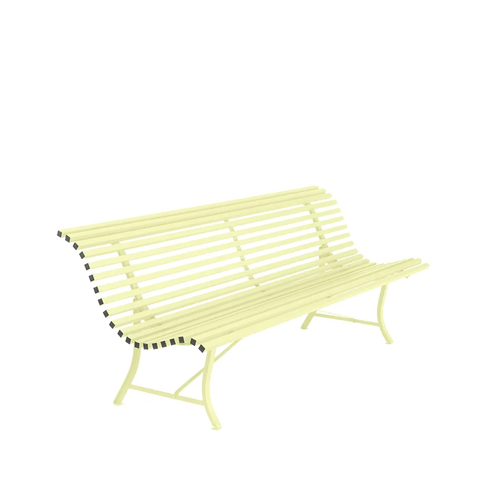 Louisiane bänk 200 cm, Frosted lemon (gul) Fermob