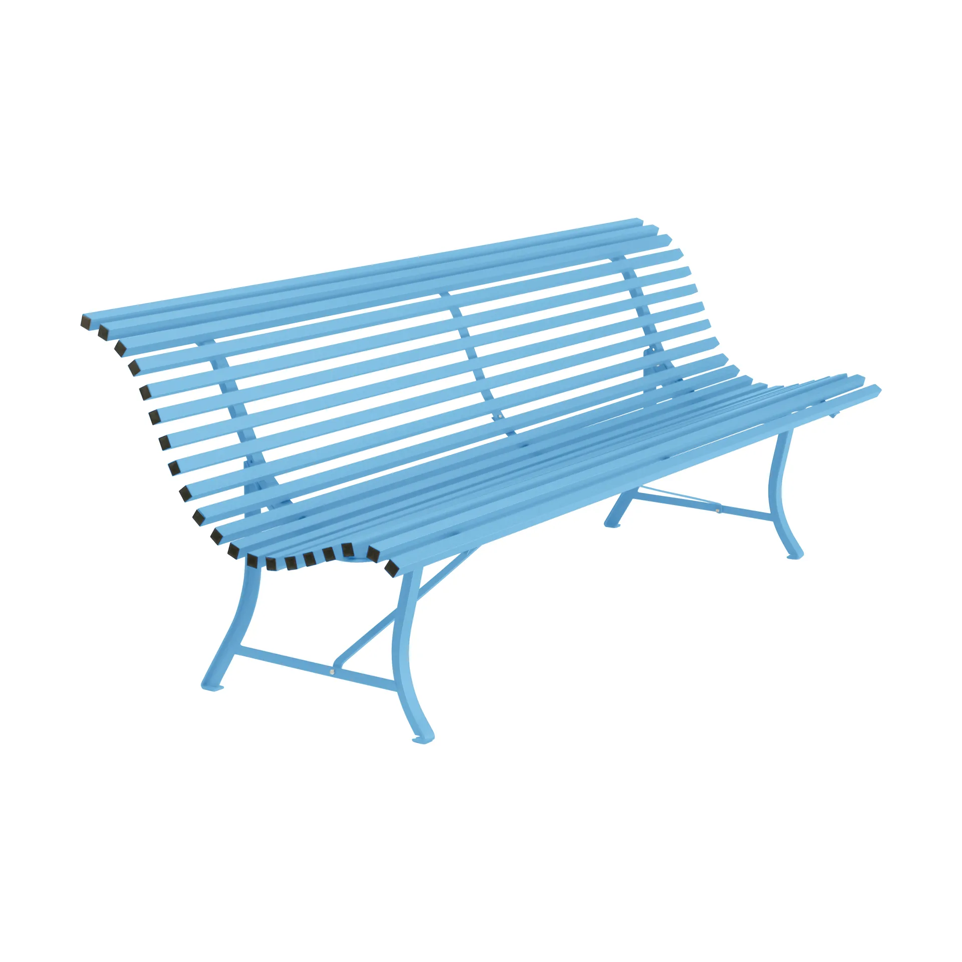 Louisiane bänk 200 cm, Maya Blue Fermob