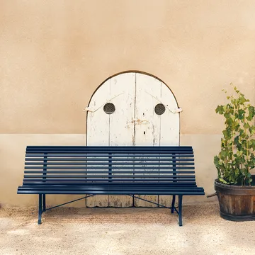 Louisiane bänk 200 cm - Red ochre (röd) - Fermob