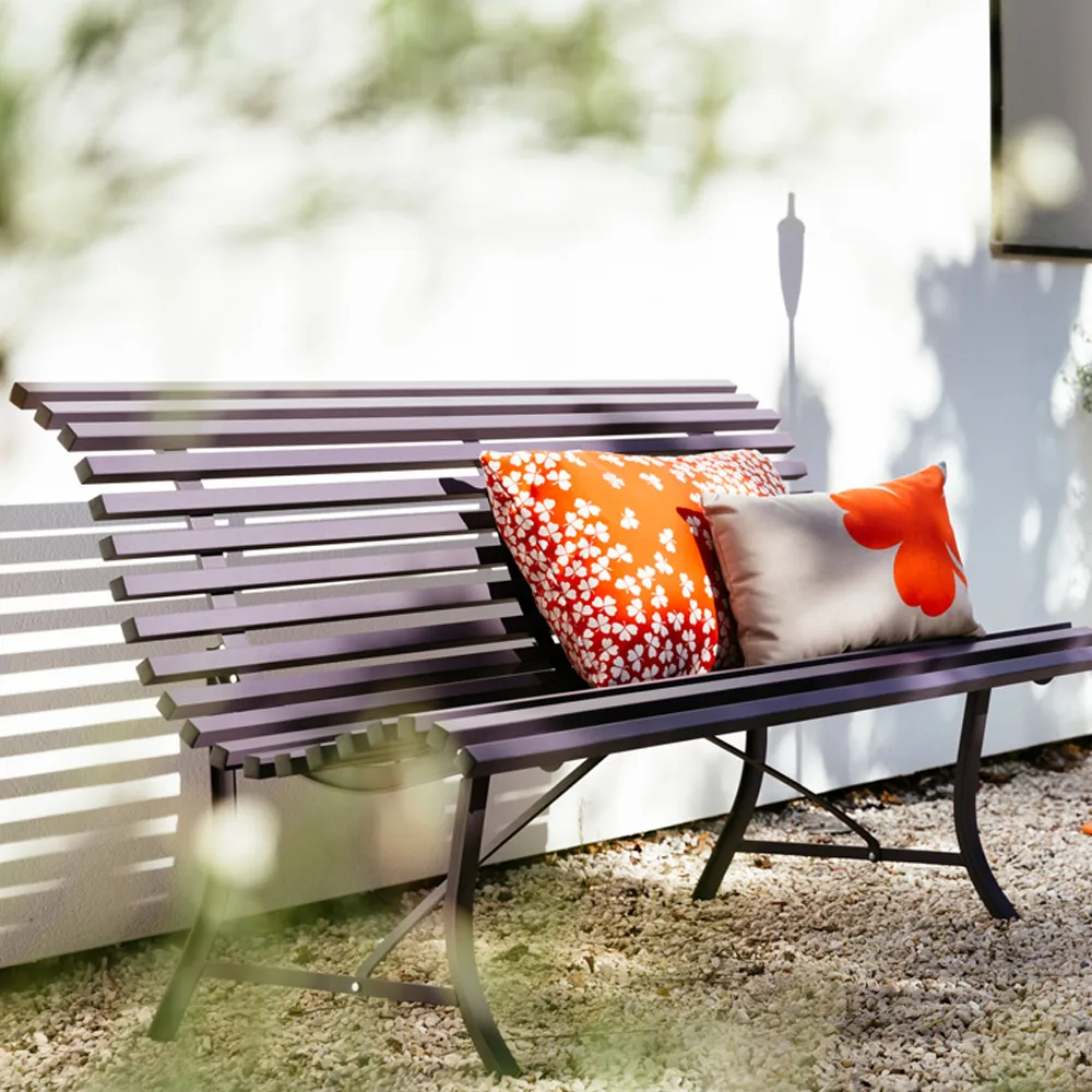 Louisiane bänk 200 cm, Red ochre (röd) Fermob
